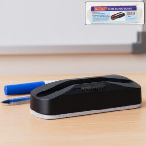 Officemate White Board Duster Durable Plastic Soft Felt  for Smooth Cleaning