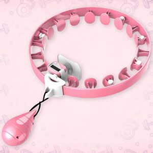 Smart Fitness Hula Hoop with Counter & Spinning Ball (1 Pc / Mix Design / Loose)