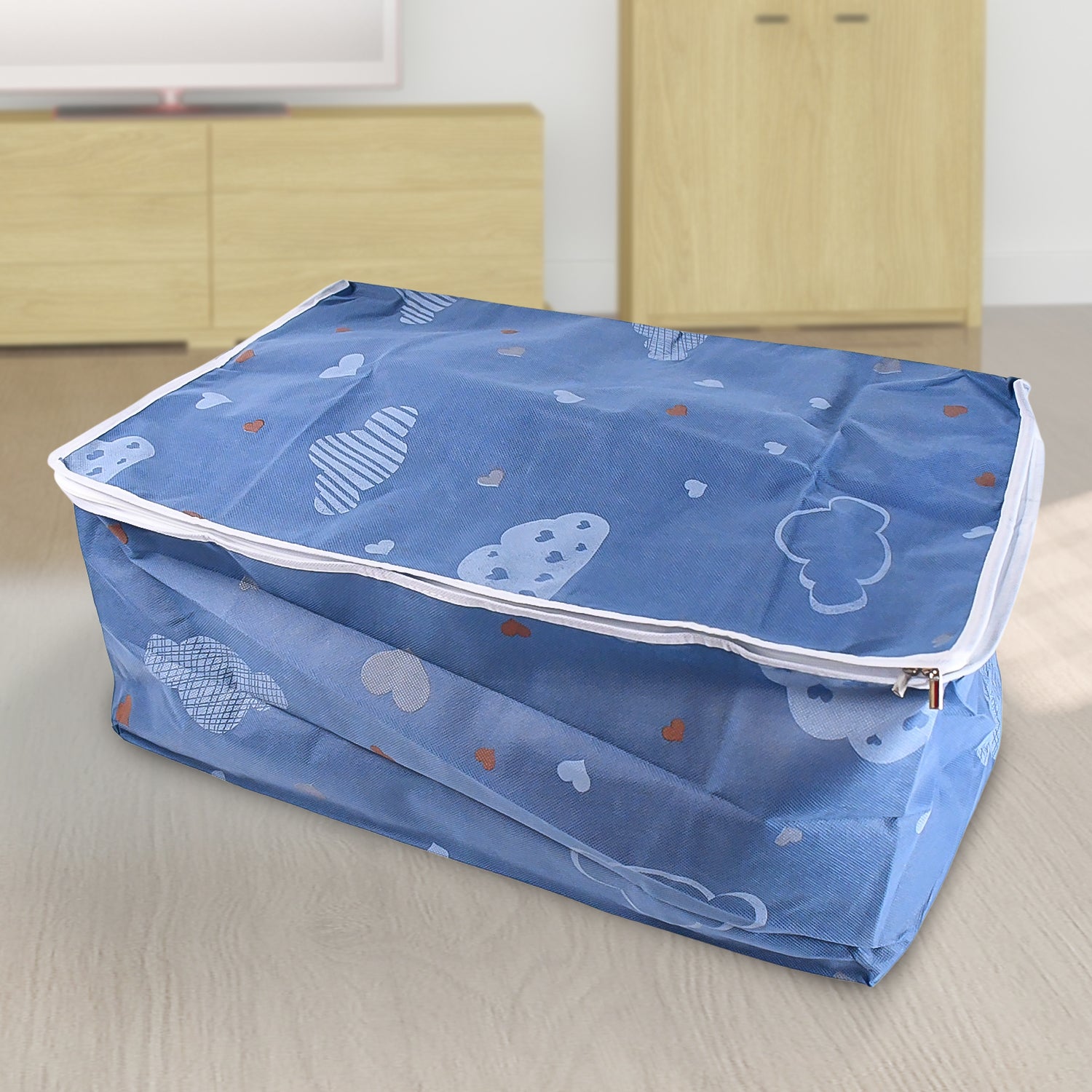 Multipurpose Zipper Storage Cloth Bag (1 Pc / 55×35 CM)