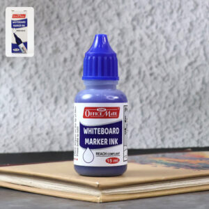 Officemate Whiteboard Marker Ink Blue – 15 ml Refill Bottle Smooth & Clear Writing