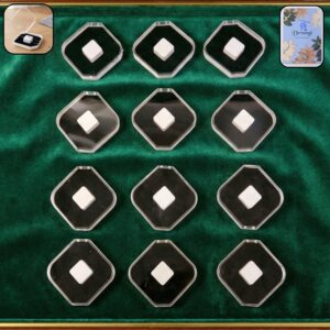 Jewellery Display Storage Box for Rings, Earrings & Small Items (12 Pc)