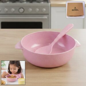 Premium Kids Feeding Bowl with Spoon (1 Set, 240ML)