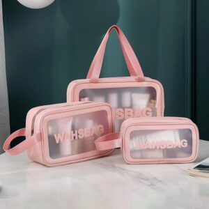 Cosmetic Pouch, Make up Bag for Home & Travel,Accessories Set of 3