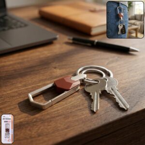 Premium Metal Carabiner Key Holder Clip 1 Pc