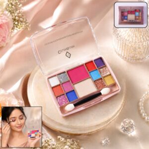 Multi-Color Eyeshadow & Compact Makeup Kit (15 GM / 1 Pc)