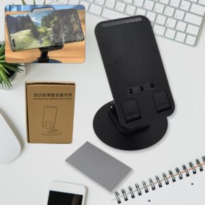 Rotating Foldable Mobile Stand – Height & Angle Adjustable Phone Holder Desk (1 Pc)