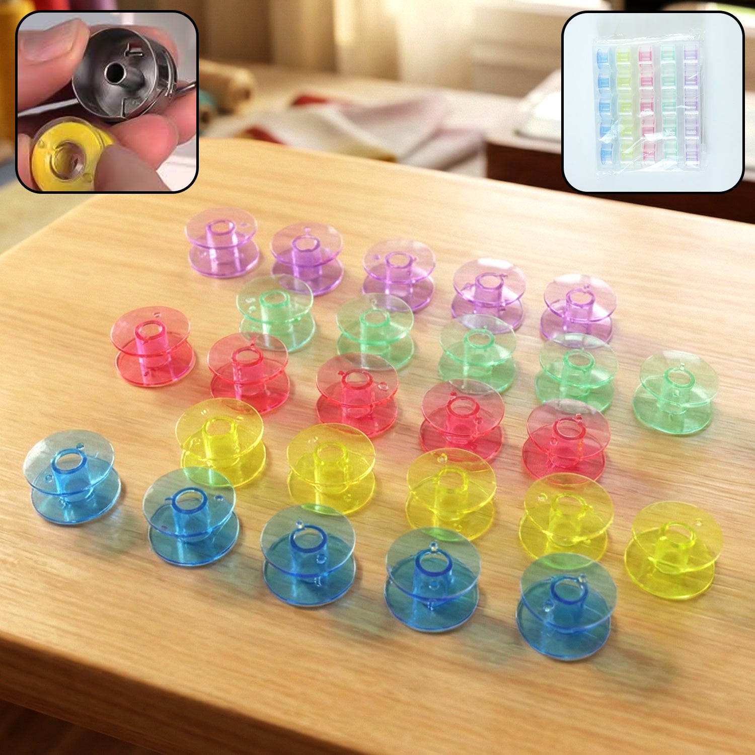 Doris Roller Sewing Machine Bobbin Set (25 Pc Set)