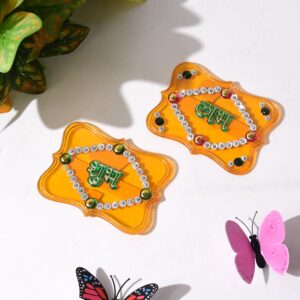 Shubh Labh Decorative Wall Hangings (2 Pc)