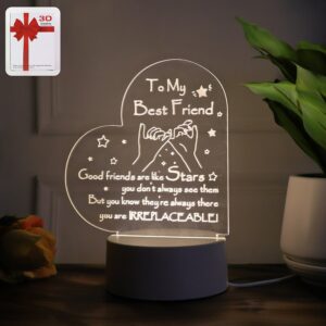 Mix design 3D LED Acrylic Night Lamp (1 Pc / Mix Design)