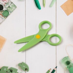 Plastic Safety Scissor, Pre-school Training Scissors (1 Pc)