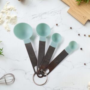 Premium Measuring Spoon Set with Stainless Steel Handles 4-Piece
