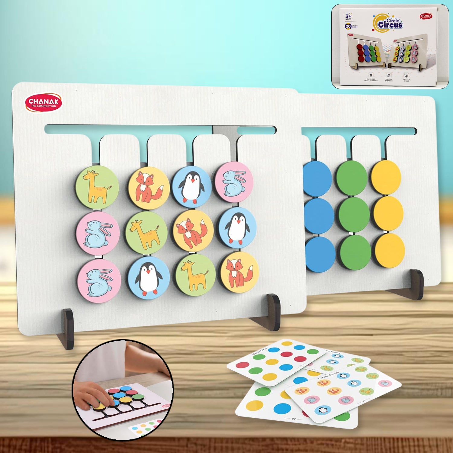 Circle Circus - Colorful Pattern Recognition Game for Kids