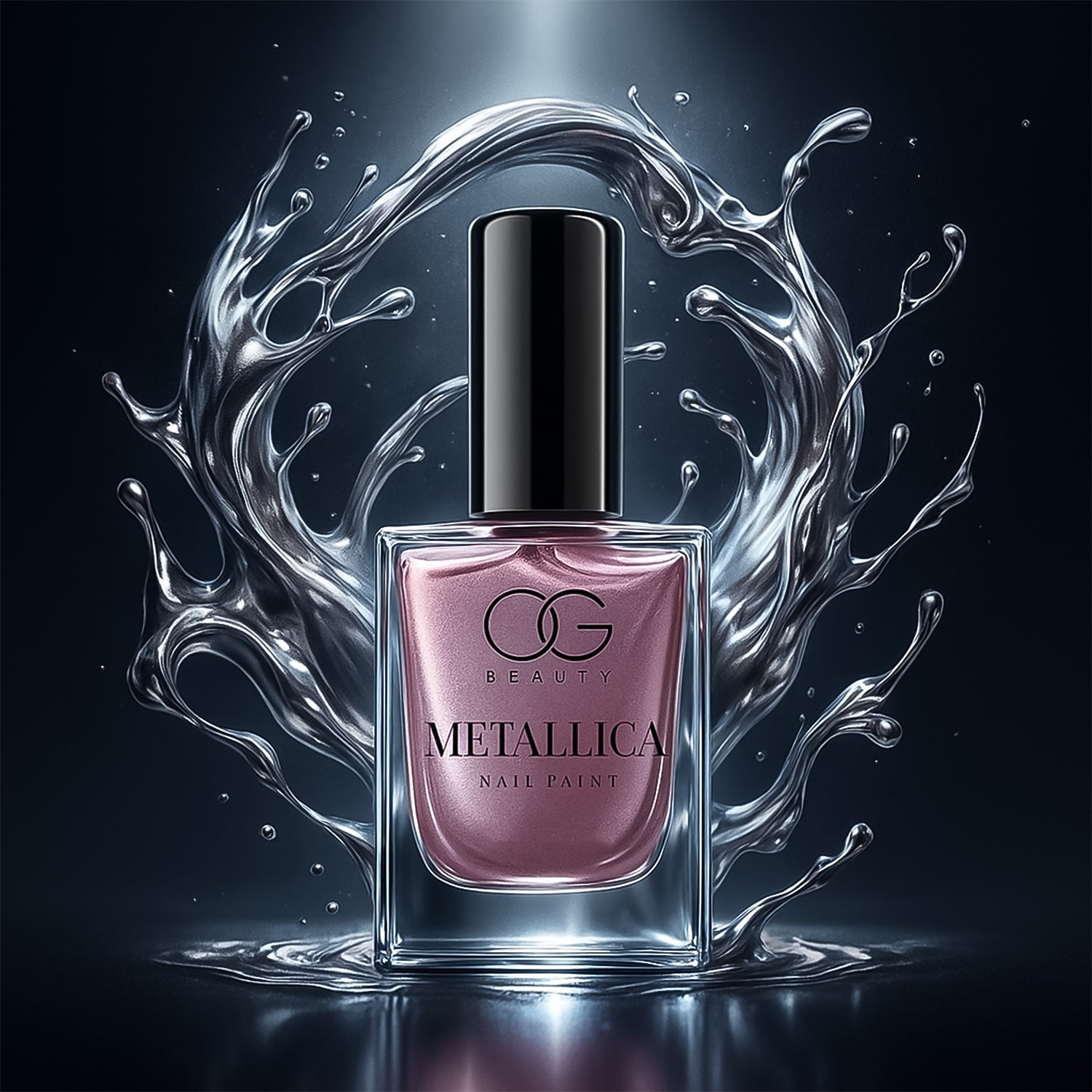 OG Beauty Premium Opal Purple Metallica Nail Polish (1 Pc / 10 ML)