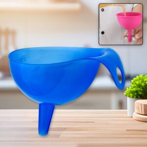 Plastic Funnel for Pouring Oil Sauce Water Juice Cooking Small Food Grains 1 Pc