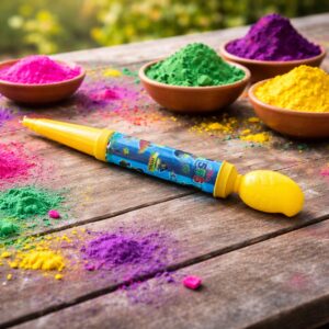 Kids Long Range Plastic Holi Water Shooter Gun Pichkari for Holi Festival (1 Pc)