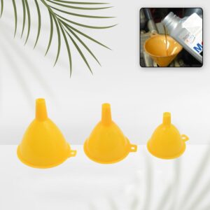 Multipurpose Funnel 3 Size Small , Medium & Big Plastic Funnel  (3 Pc Set)