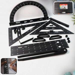 Khyati Deluxe Drawing Instrument Set | Professional Geometry & Drafting Kit Carry