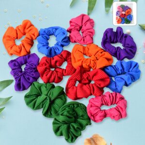 Set of 12 Premium Elastic Hair band Stylish Hair Accessories