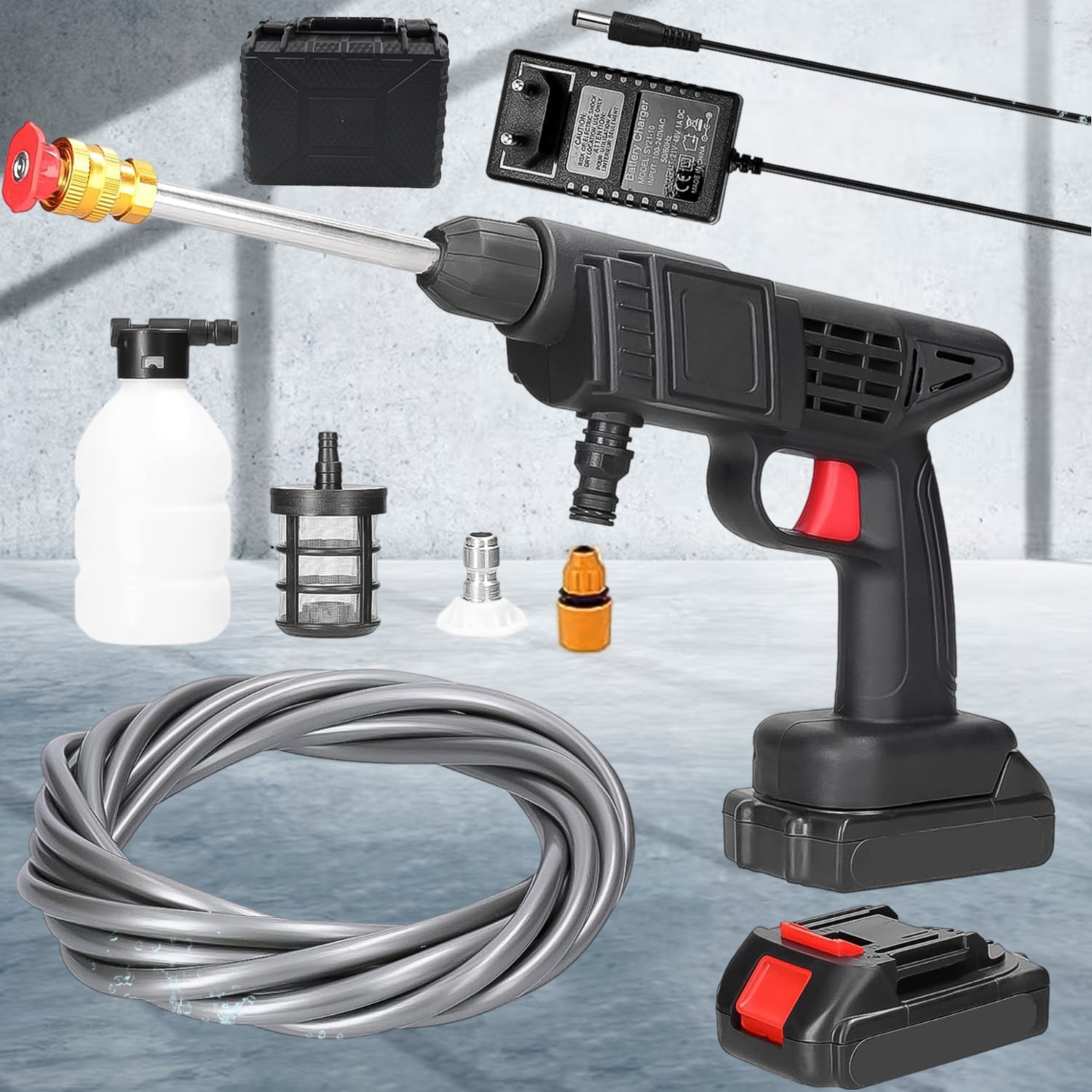 48V Car washing Kit (48V / With Small Box / Single Battery Operated))