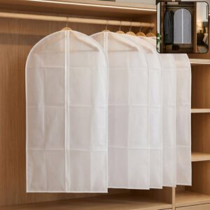 Foldable Non Woven Suit Cover / Coat Cover (5 Pc Set)