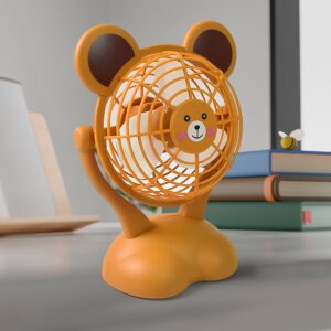 Cartoon Shape Mini Fan USB Powered & Battery Operated (Battery Not Include / 1 Pc)