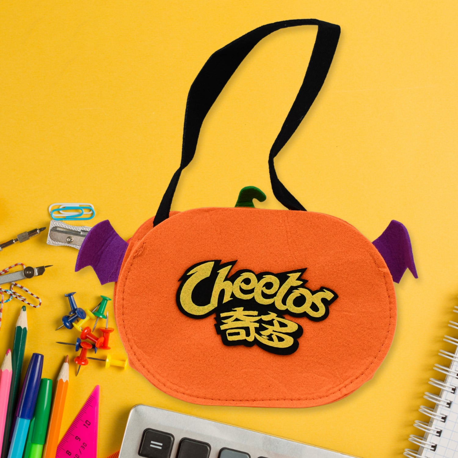 Halloween Pumpkin Bags Non- Woven Candy Bags for Halloween Party Favors