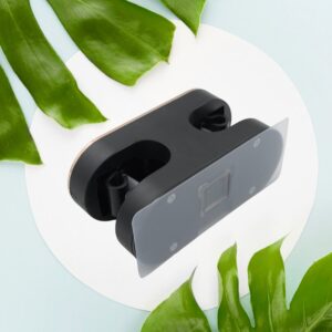 Self Adhesive Double Slot Wall Hook Mop Storage Rack Clip Broom Hanger