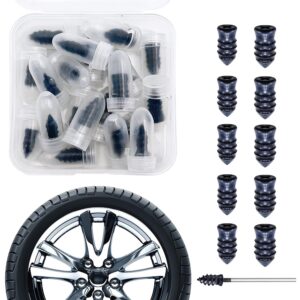 Tire Repair Rubber Nail Car Tire Repair Nails Tire Repair Rubber Screws, Puncture Repair (10 Pcs Set)