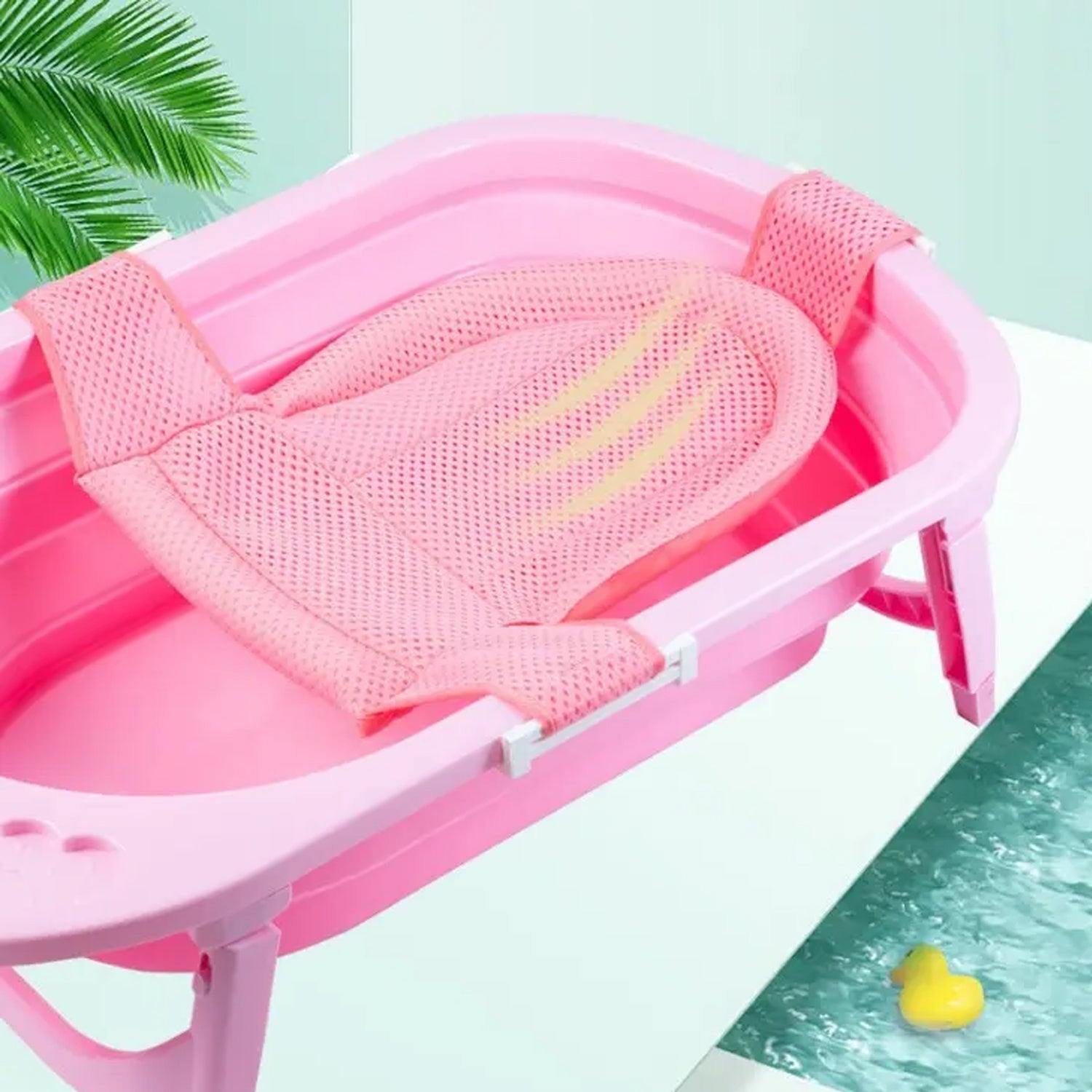 Newborn Bath Seat Infant Baby Tub Seat Anti Slip Chair for Baby Safety Bathtub Use