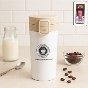 Customize Stainless Steel Vacuum Insulated Coffee Flask (400ML / 1 Pc)