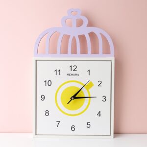Decorative Square Wall Clock Battery Operated – 1 Pc