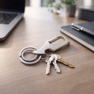 Premium Heavy Duty Keychain with Dual Ring 1 Pc