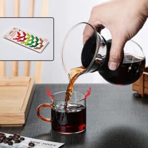 Silicone Deer Drink Marker, Safe Wine Glass Identification Tag 16PCS