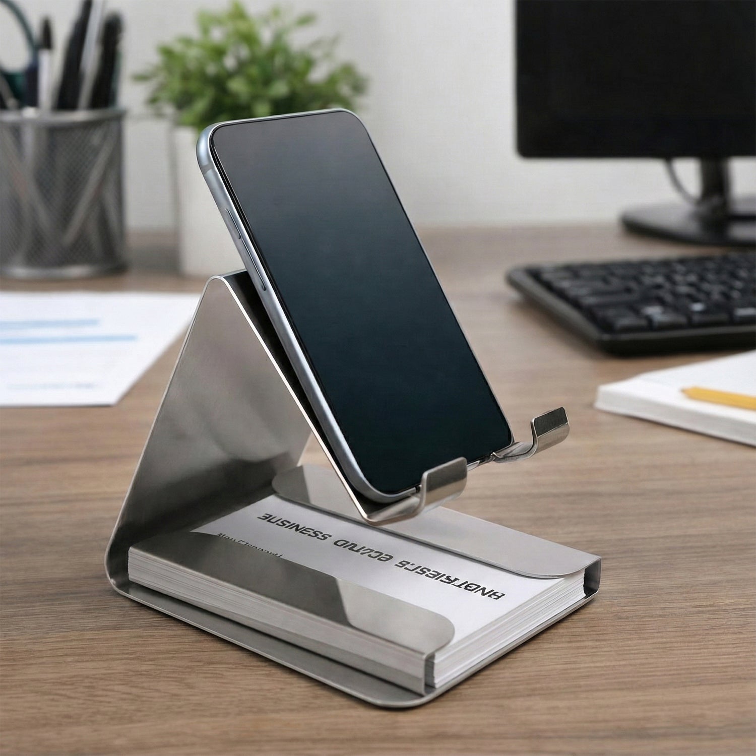 Premium Small Desktop Mobile Phone Stand Holder for Smartphones (1 Pc)