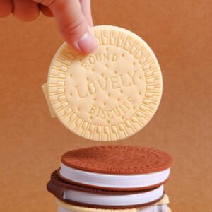 Round Chocolate Scented Notebook – Writing Practice & Early Learning Book (80 Pages)