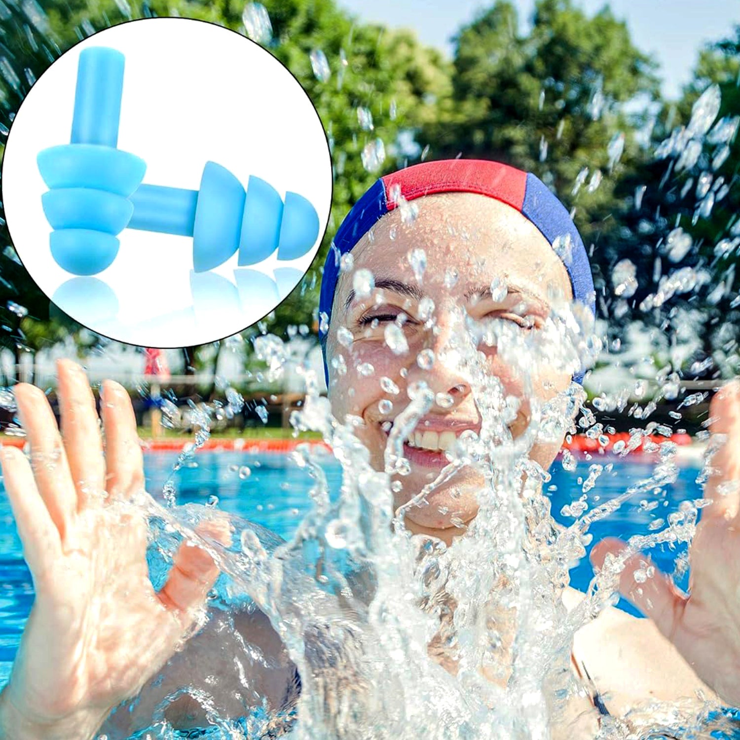 Safety Ultra Soft Foam Ear Plugs Reusable for Sleeping Travel 2 Pc