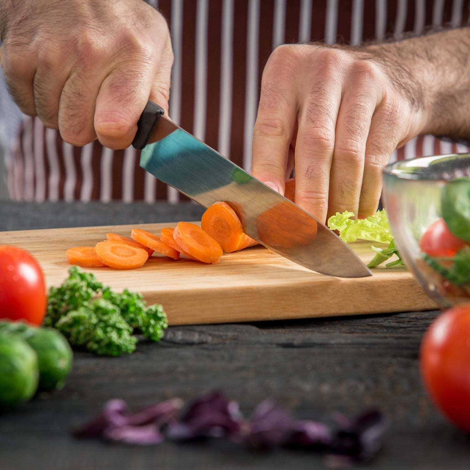 Natural Wood Chopping Board for Kitchen – Vegetables, Fruits & Cheese, BPA Free