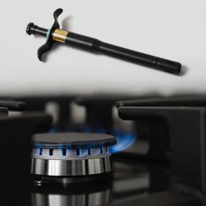 Stainless Steel Black Gas Lighter for Gas Stove, Long Lasting (1 Pc)
