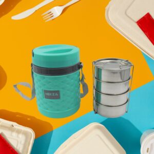 Customize Double Wall Insulated Tiffin Handle Stackable, Hot Food Container (1 Pc)
