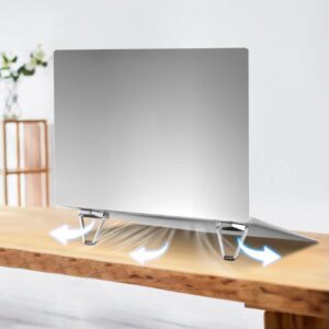 Mini Metal Folding Portable Stand Compatible with Every Laptop, Keyboard