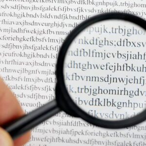 Real Glass Magnifying Lens for Reading, Breakage-Proof (50 mm)