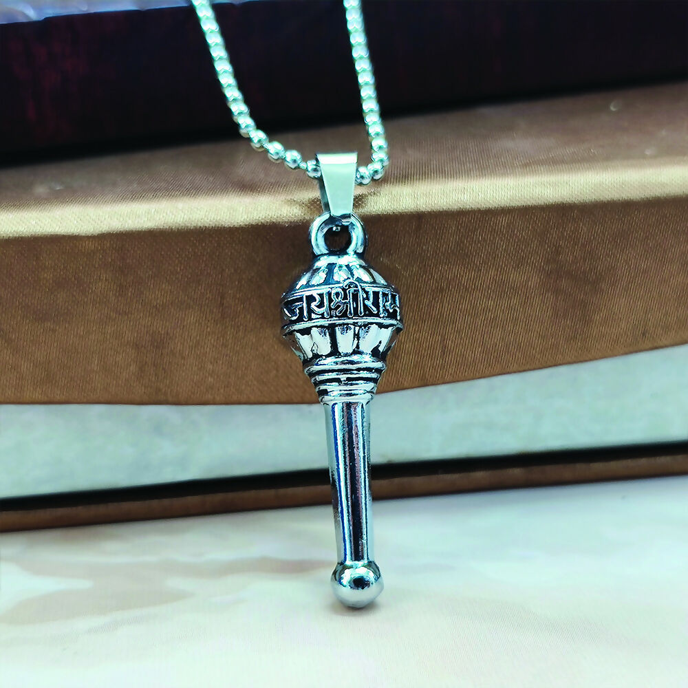 Oxidized Spiritual Gada Locket Pendant