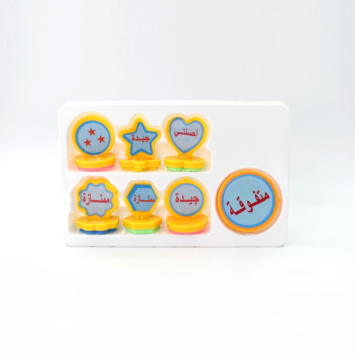 Unique Different Shape Stamps 7 pieces for Kids Prefect Gift for Teachers