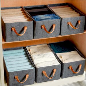 Foldable Storage Box Handles Cotton Linen Organizer for Nursery 45 cm