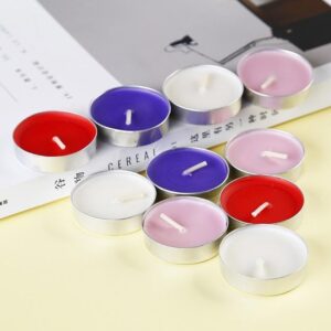 Decorative Color Candle Light  for Gifts Birthday Anniversary Diwali 50 Pc Set