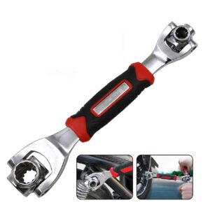 48 in 1 Wrench Swivel Head Multi Tool Spanner with Spline Bolts