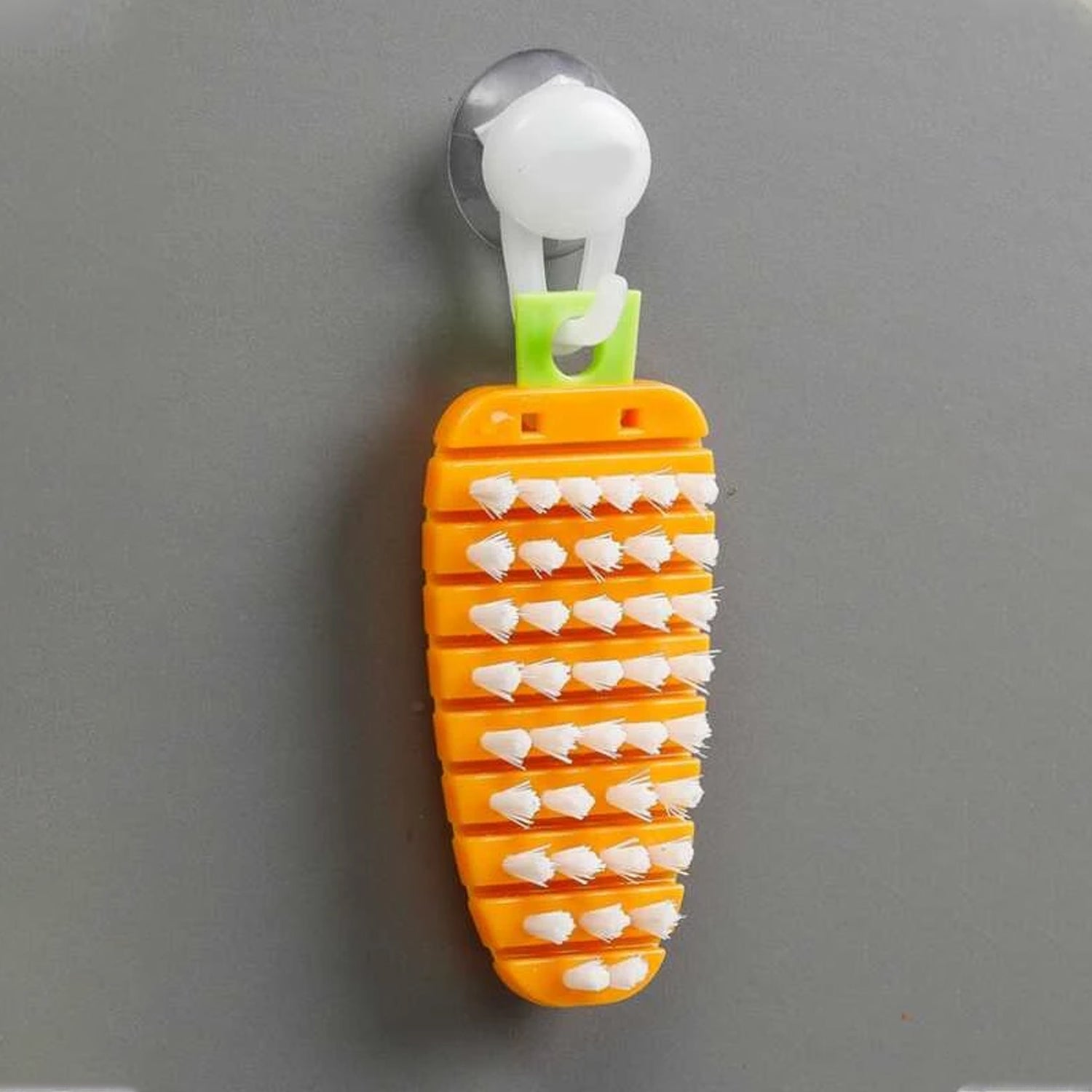 Vegetable Scrubbing Brush Non Toxic Fruit Brush Carrot Shape for Vegetables