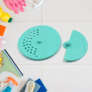 Drain Cover Round Rubber Anti-Odor Floor Drain Shower Waste Water Filter Silica