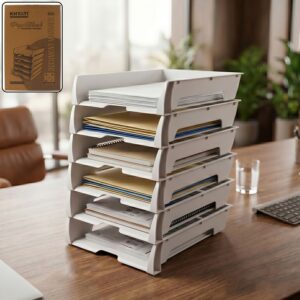 Khyati PaperStack Multi-Layer Document Manager for Desk & Office Organization (6 Layer)