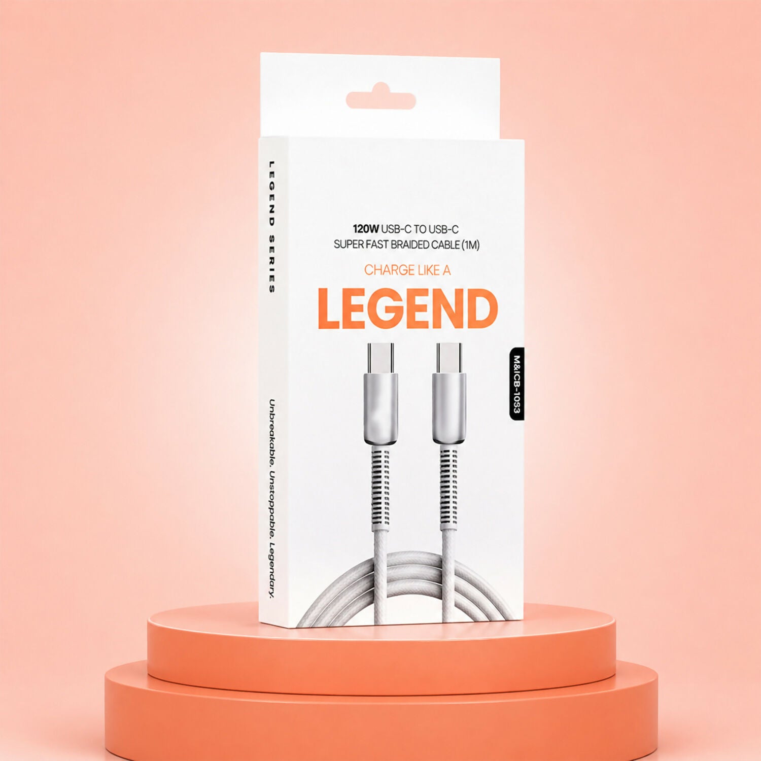 Ultra Fast 120W USB C to Type C Super Fast Charging Cable (1 Pc, 1 Mtr)